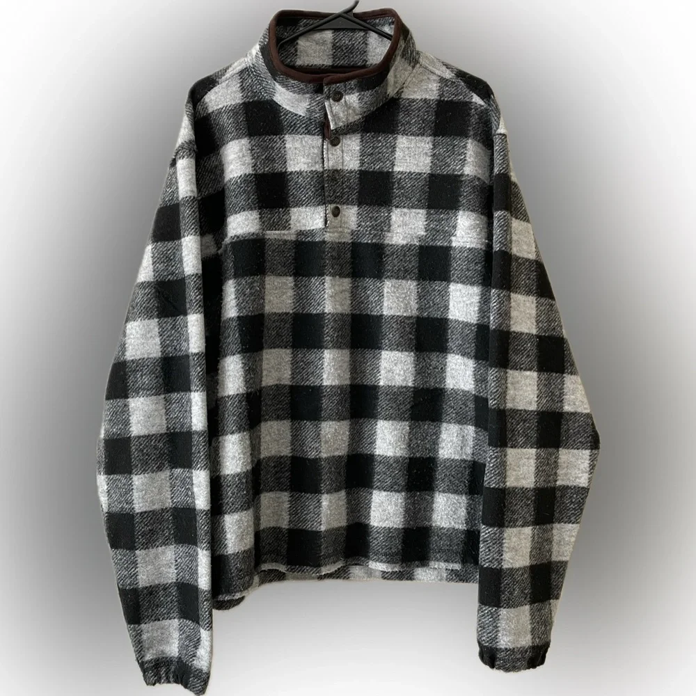 John Wayne checkered pullover sweater - Picture 1 of 8